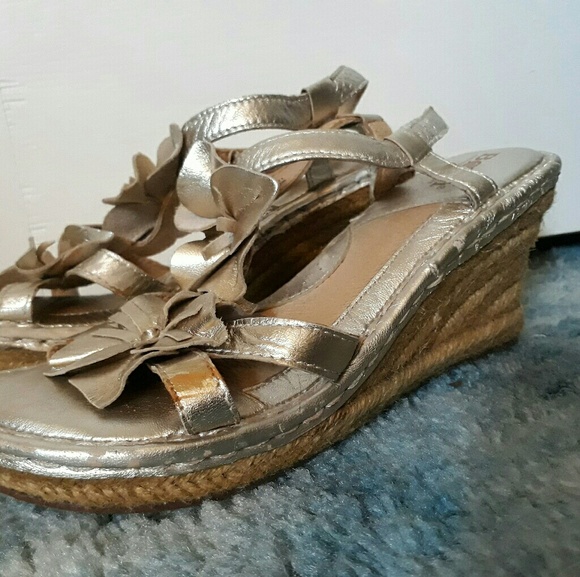 Born leather wedges - Picture 1 of 4